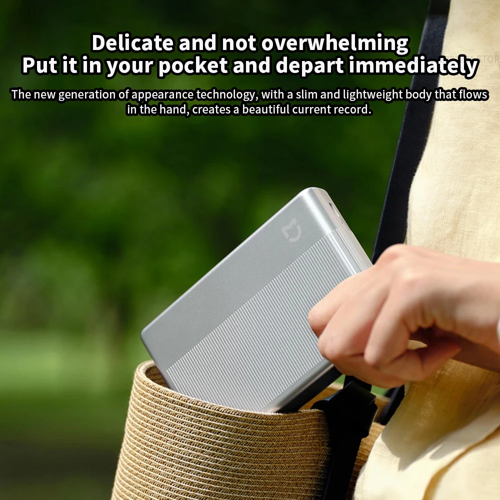 2025 Xiaomi Mijia Pocket Photo Printer 1S AR Photo Printing Multiple Colors Pocket Portable Lightweight Portable Shared Printing