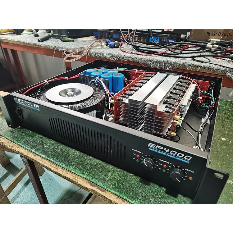 EP4000 Pro Amplifier Audio, Amplifier daya profesional performa luar ruangan