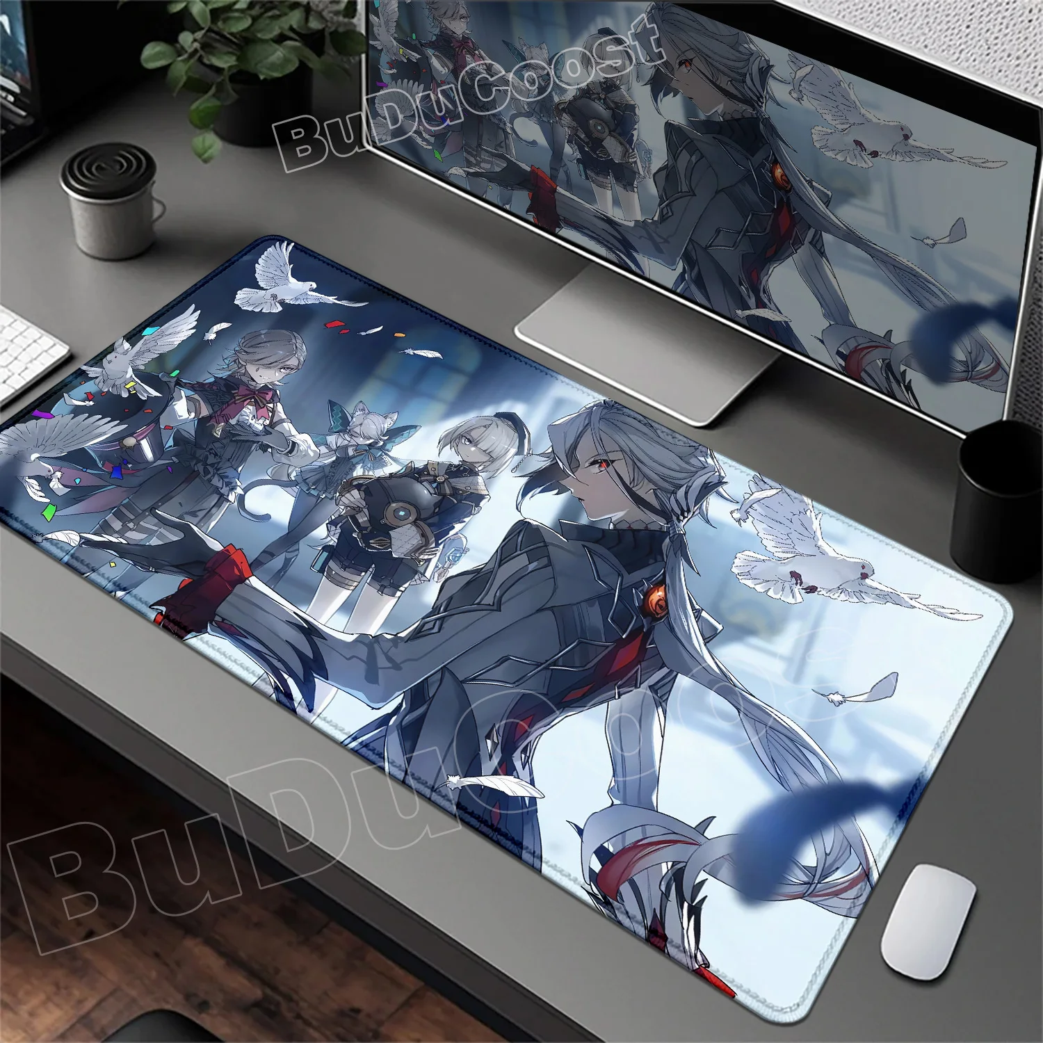 Novo Mouse Pad Gamer Genshin I - Desk Accessories avaliação e preço