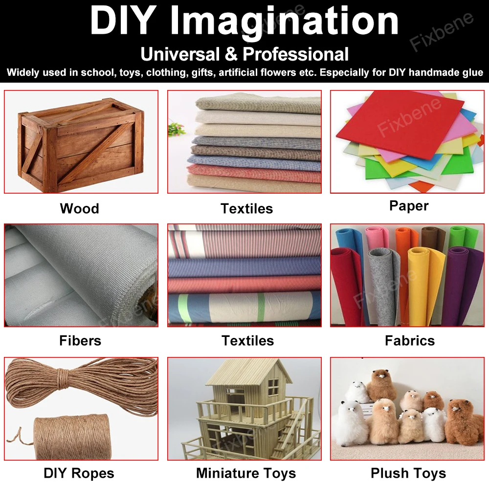 Pegamento blanco líquido, adhesivo de látex con Alcohol, papel textil, artesanía de madera y plástico, modelo en miniatura, encuadernación de libros de silicona escolar para niños