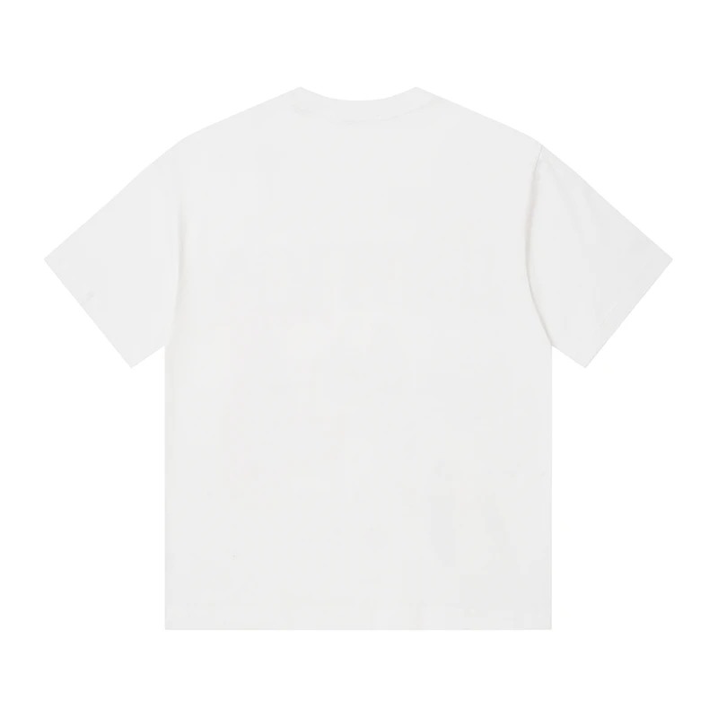Mixed Emotion Printed Rhinestone Middle East Crystal Short Sleeve Pure Cotton Men's Women's Fashion Round Neck T-shirt