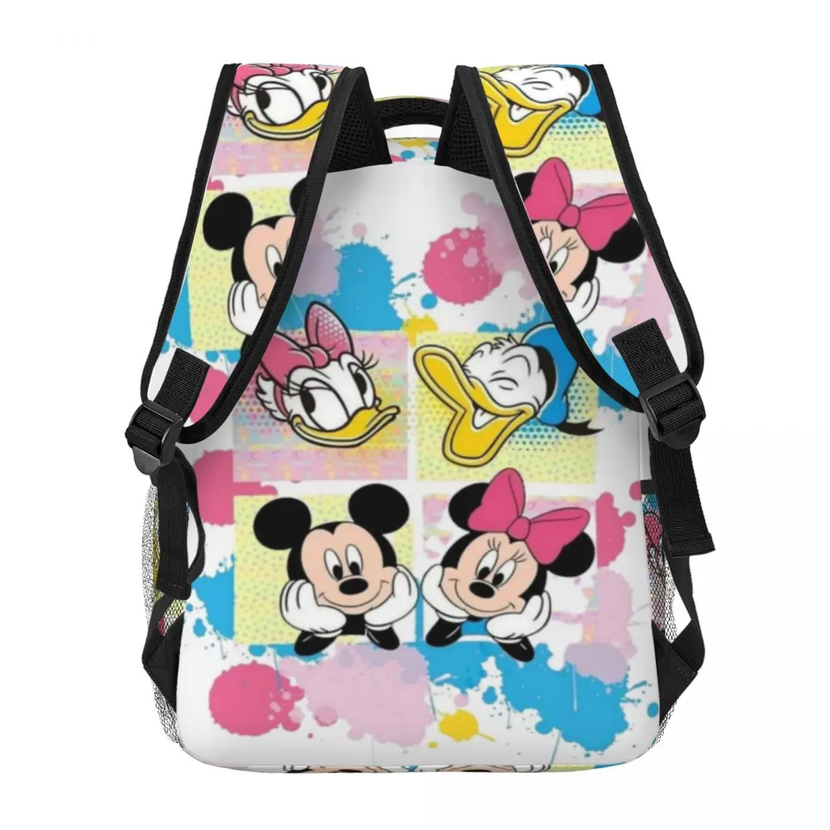 Mickey Mouse New Fashion High Capacity Waterproof College Backpack Trendy Laptop Travel Book Bag 17inch