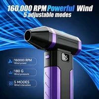 160000RPM Turbo Fan High Power Jet Fan Air Duster Motor Variable Speed Dust Blower Brushless Clean Tool Handheld Air Mini Blower 4
