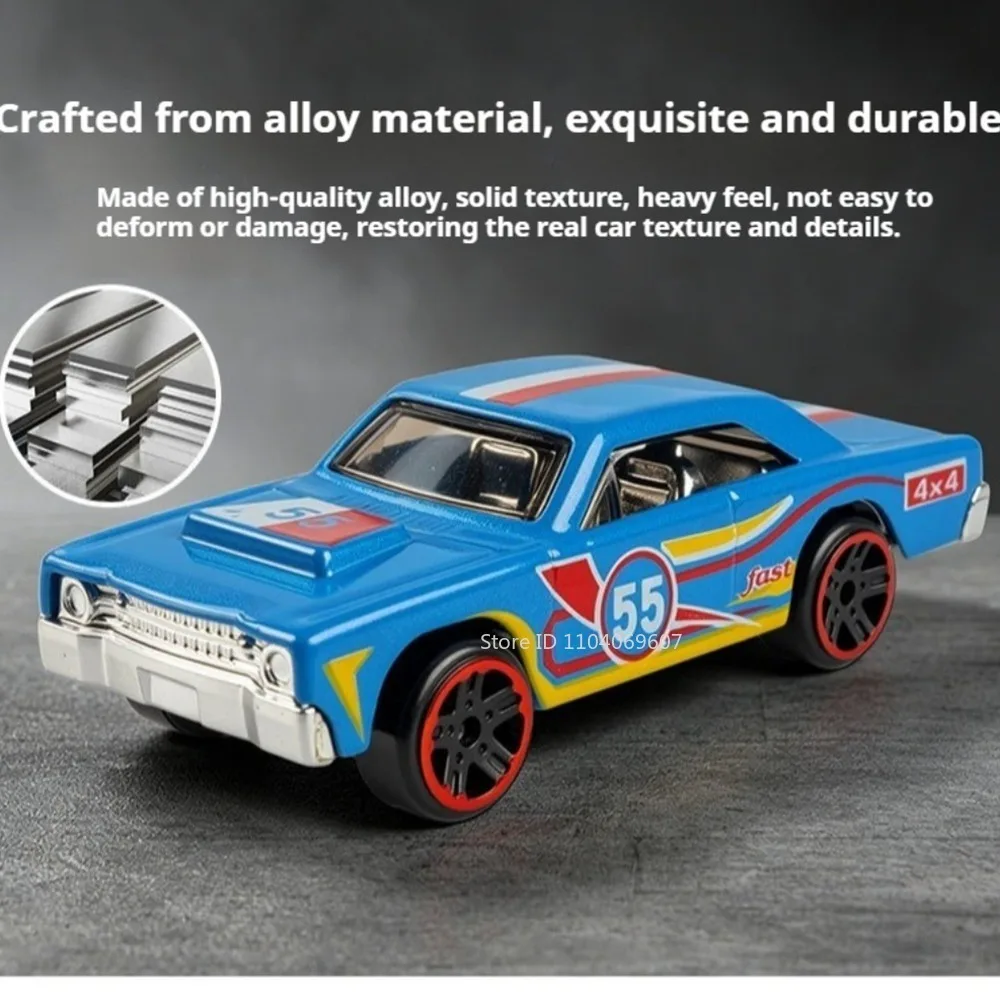 1:64 Series Supercar Off-road Vehicle Model Toys Alloy Diecast Vintage Car Glide Forward Exquisite Racing Cars for Kids Gifts