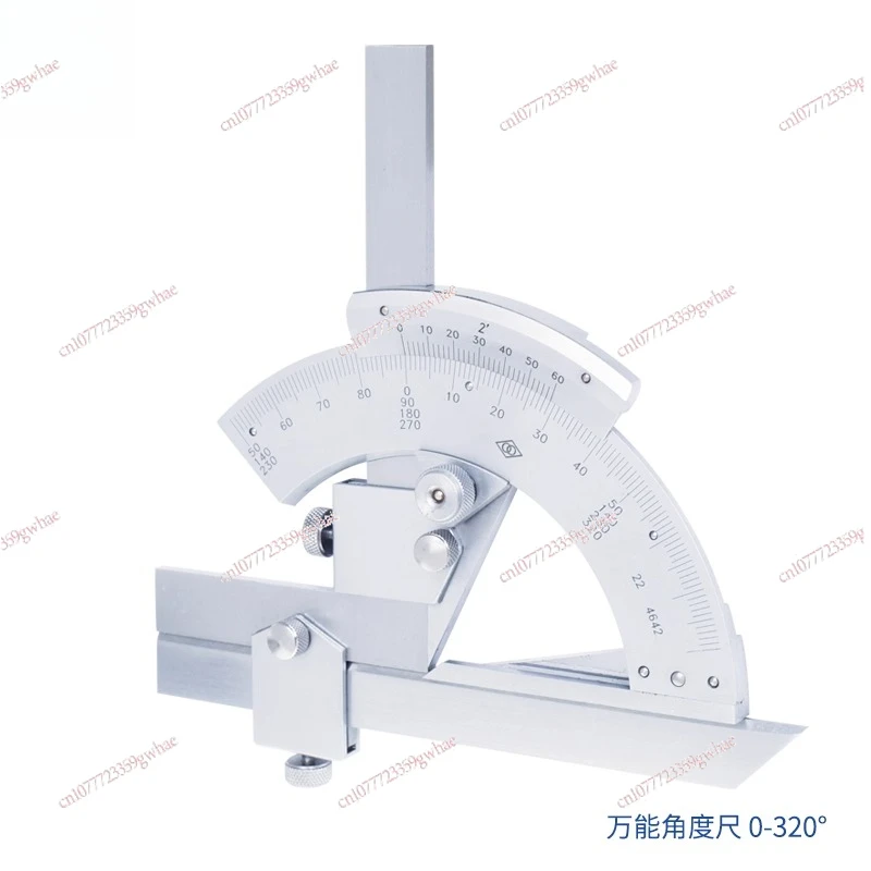 

Measure the inner and outer angles of 320 with a full-angle ruler.