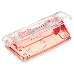 Acrylic Paper Puncher Office Planner Puncher 2 Holes Puncher Portable Manual Effortless Office Desktop Accessories Planner Punch