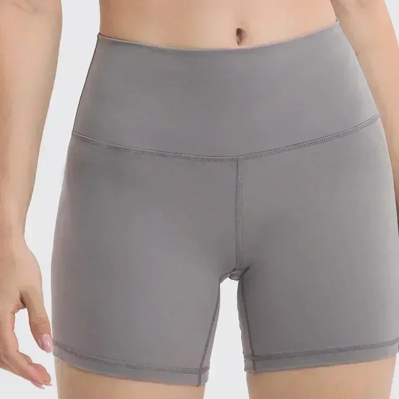 

Lemon Align Short Pants 4" Naked-feel Elastic Fitness Gym Workout Shorts Women Hip Lift High Waist Training Yoga Sport Shorts