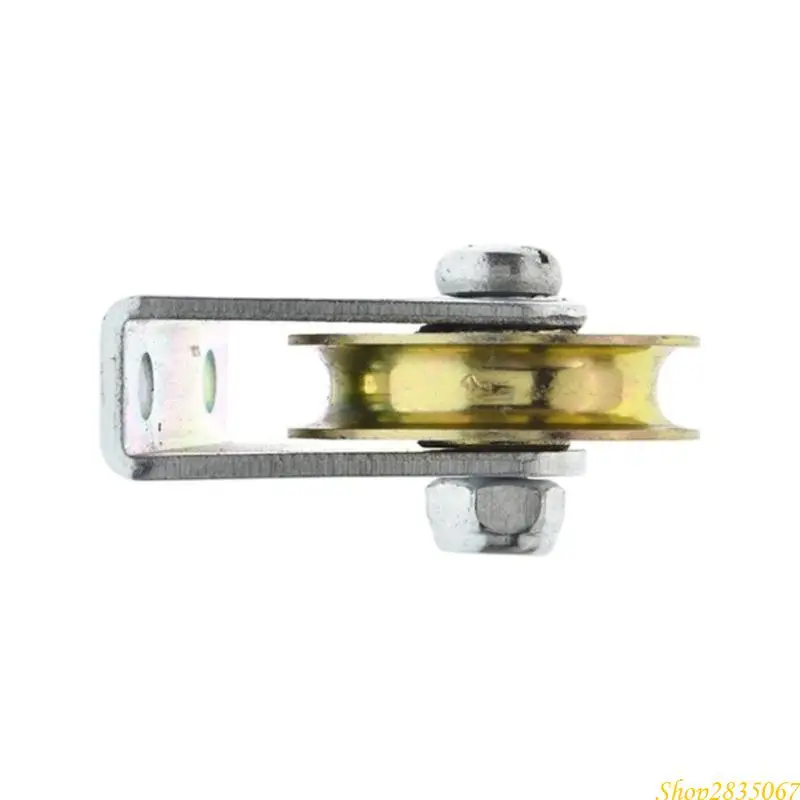 6mm Tripod Pulley Wire Rope Lifting Bearing Pulley Hanging Wheel Home Sliding Door Track Wheel Pulley Hardware 831F view 3