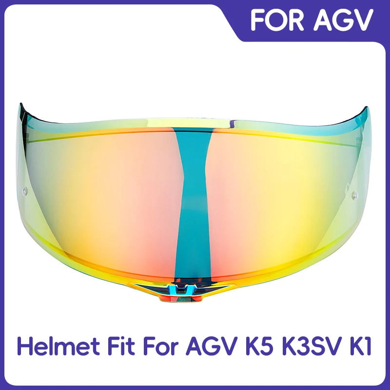 

Fit For Original AGV K5 K5S K3SV K1 K1S Multicolour Silver Shield Compact ST Motorcycle Helmet Visor Shield Glasses