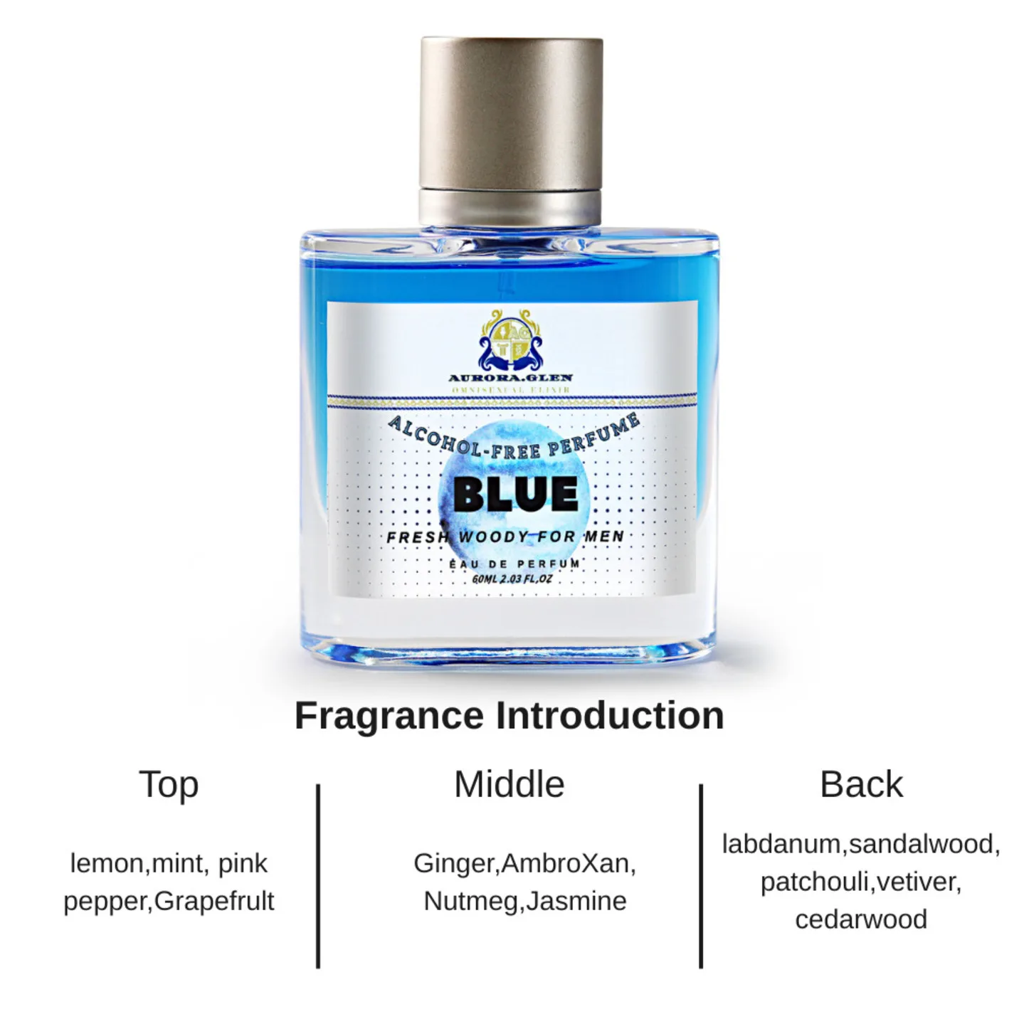 Perfume de hombre de marca Original rico lanudo Oriental-perfume duradero con fragancia de almizcle Floral de cítricos Oud de limón, regalo de lujo