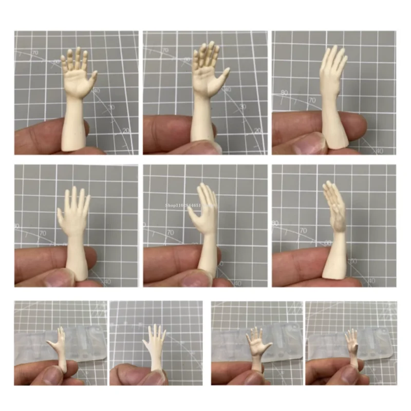 Superlichte Klei Positieve Proportie Man/Vrouwen Siliconen Handvorm Diy Aardewerk Handpop/Anime Figuur Sculptuur Vormgereedschap