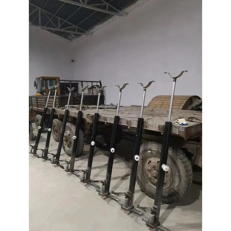 Communication Hydraulic Pole Artifact Portable Hydraulic Pole Construction Overhead Optical Cable Supported New Pole Road