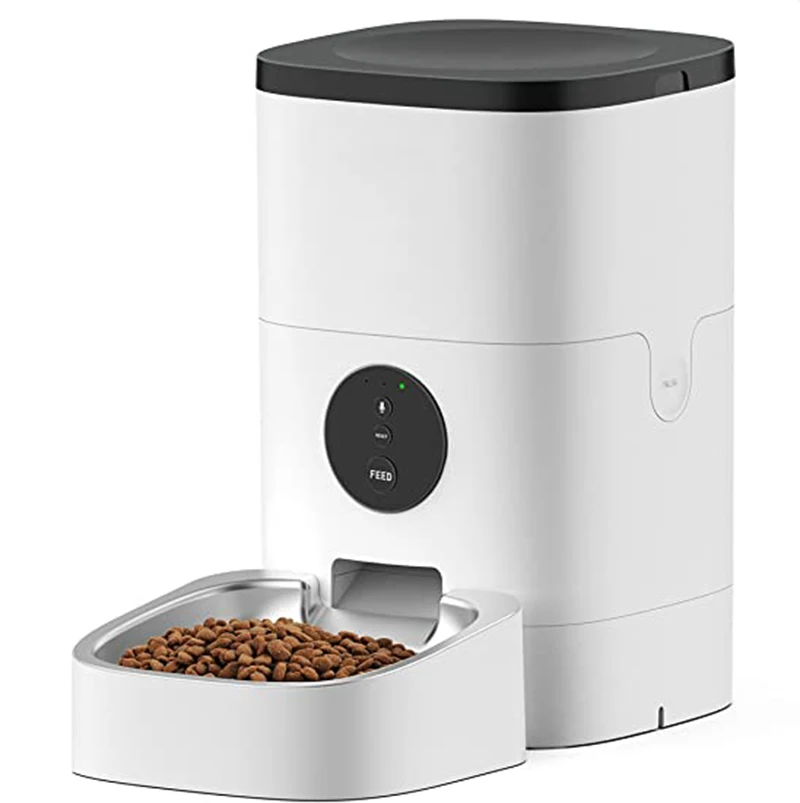

4L Food Dispenser Cat And Dog Automatic Feeder Pet Bowl Feeder Pet Automatic Feeder With Camera