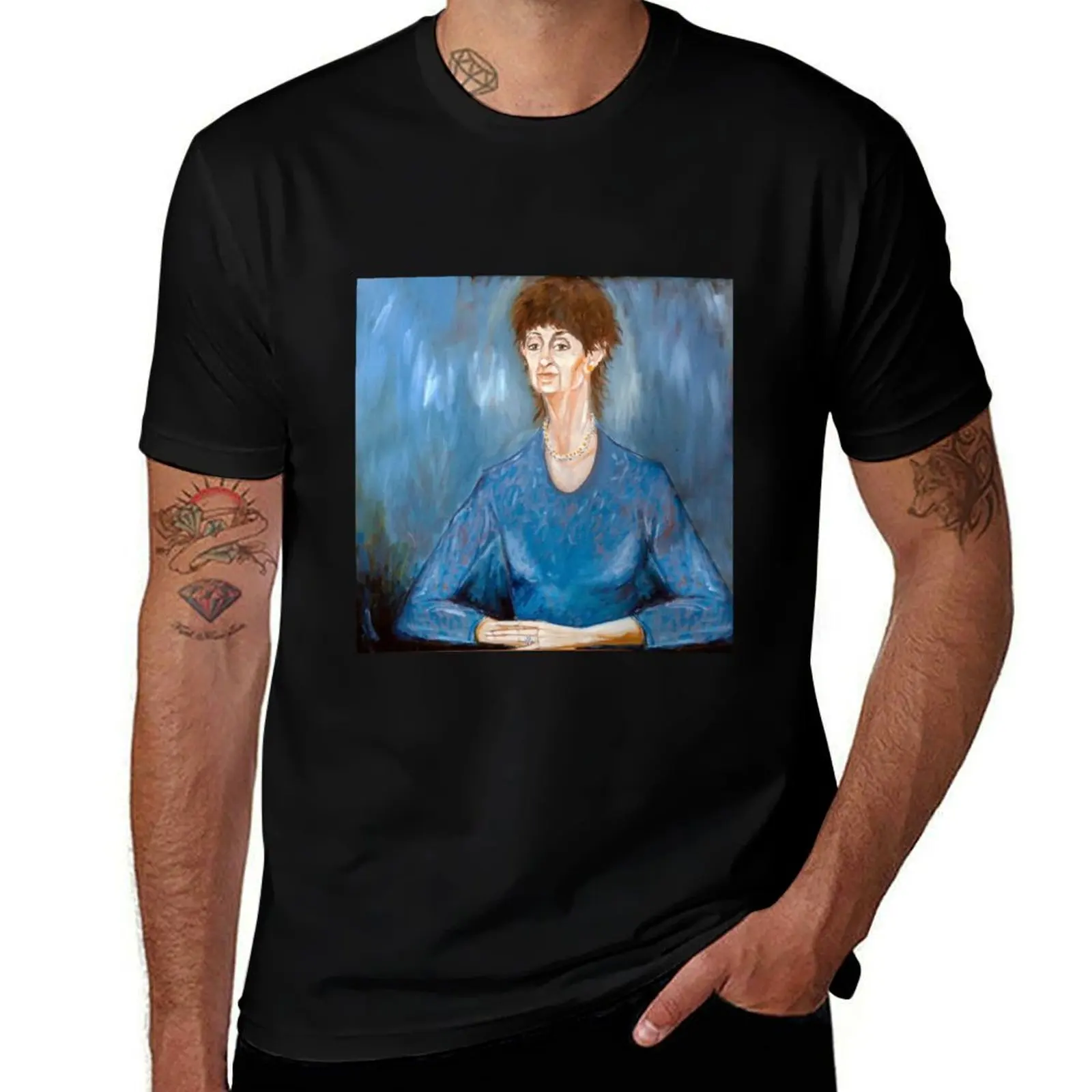 

Mrs Mangel by Helen Daniels T-Shirt t shirts for man graphic tees man t shirts for men casual man t shirt cotton T-shirt