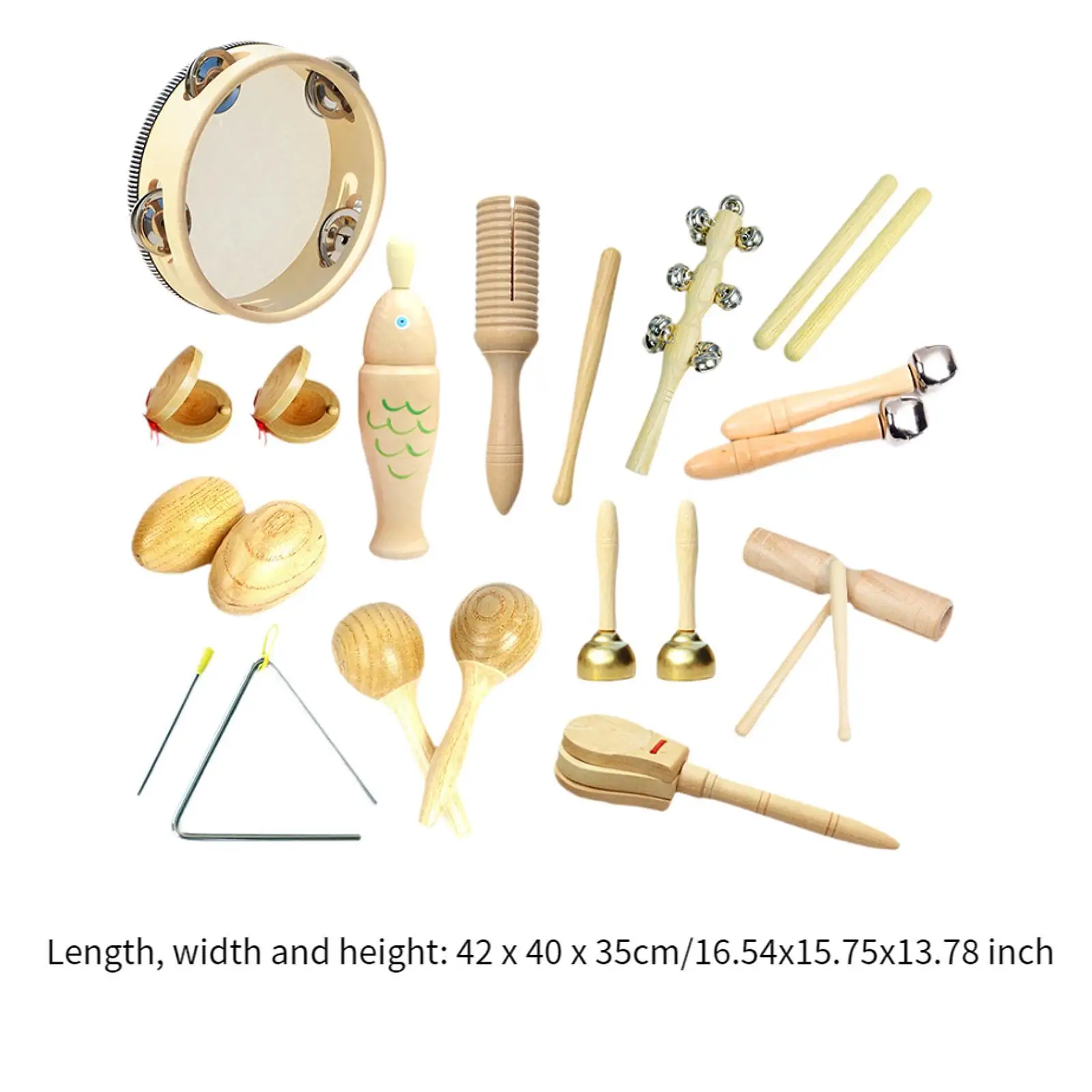 Toddlers Musical Instruments Set Wooden Percussion Instruments Educational Musical Toys for Party Toys Children Birthday Gift