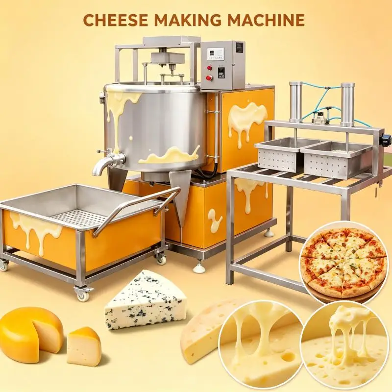 Customized Cheese Making Machine Stainless Steel Cheese Processing Equipment Commercial Dairy Production System