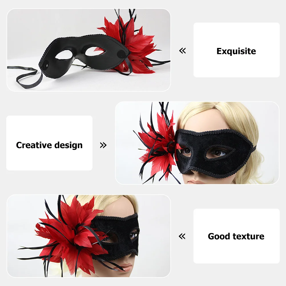 

Masquerade Mask Elegant Lace Costume Mask for Women Masquerade Ball Carnival Prom Fancy Dress Party Accessory