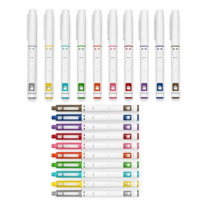 5/10Pack 10mg Dose-adjustable Plastic 5mg 10mg Injection Disposable Injection Pen for Safe Body Care Beauty Pen Magic Pen