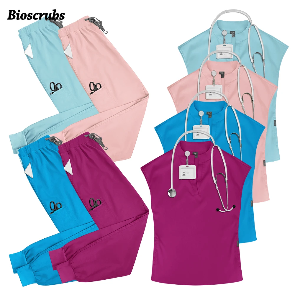 Uniforme Médico para Mujer, Ropa de Trabajo para Spa, Clínica Veterinaria, Accesorios para Veterinarios, Ropa de Trabajo para Odontología, Conjunto Médico de Alta Calidad