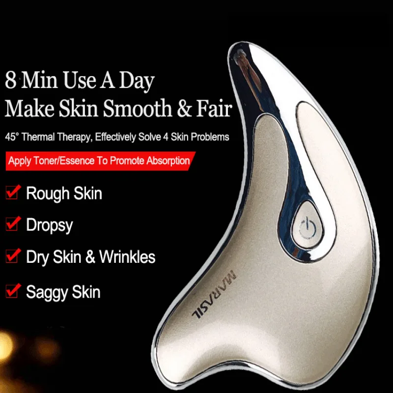 Women's Microcurrent Face Scraping Beauty Instrument