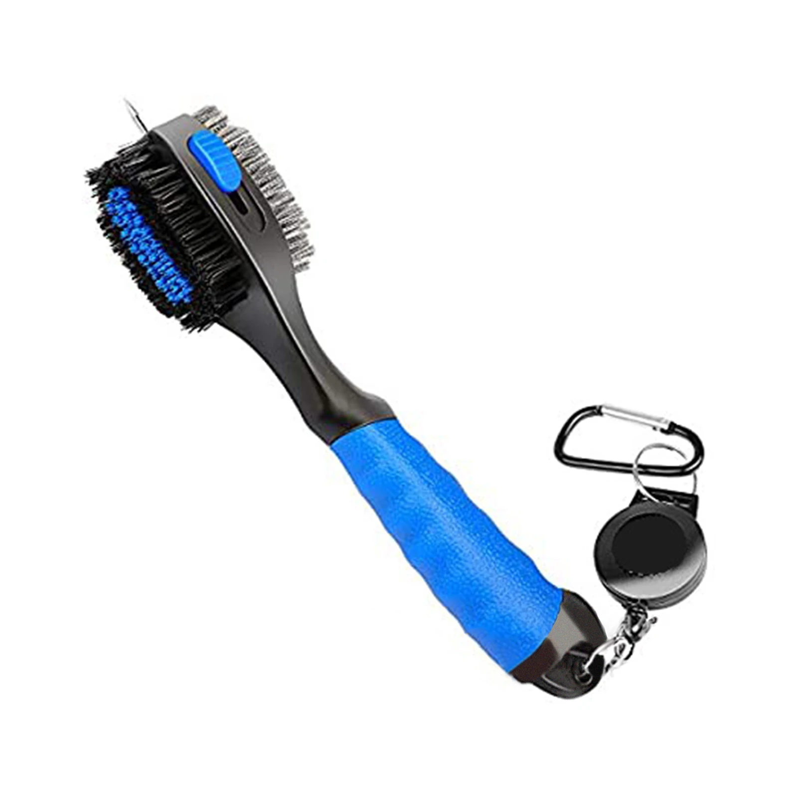 Sports Outdoor Golf Club Brush Portable Tool Groove Cleaner Accessories Oversized Head Ergonomic Handle Dual Sided Rubber Grip