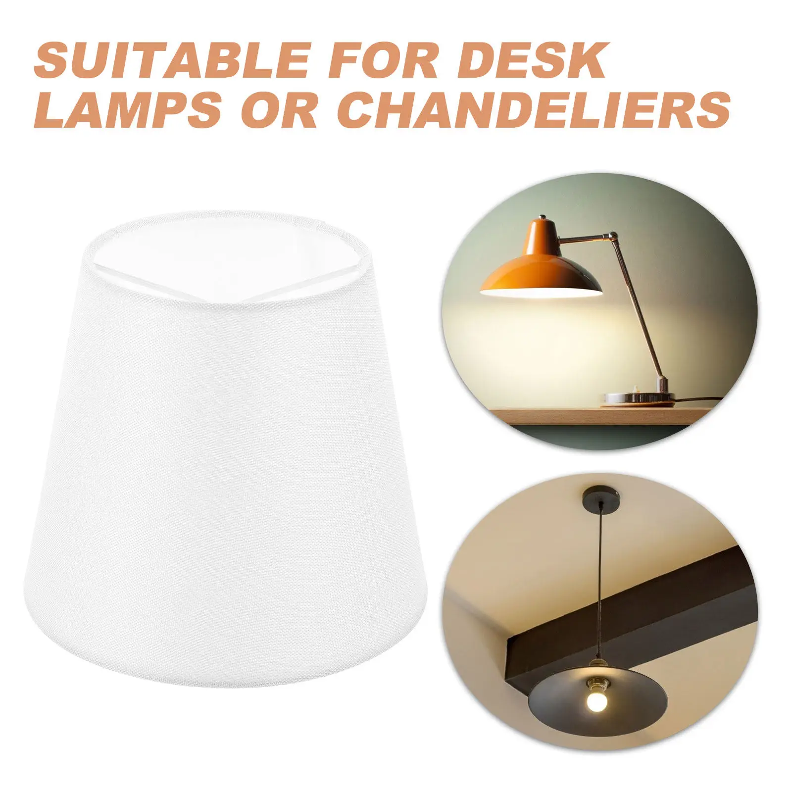 Fabric Lamp Shade Replacement for Table Lamp Floor Light Simple Style Decorative Lampshade for Bedroom Living Room