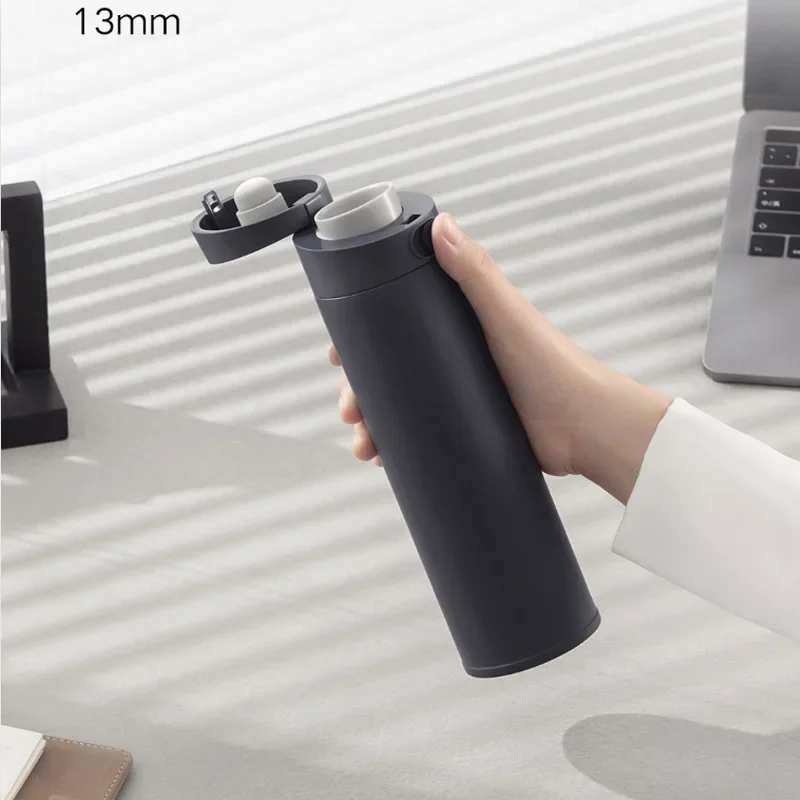 Xiaomi Mijia Thermos Cup Flip Version 2 MJTGB01PL 480ml Automatic Lock Design 316 Stainless Steel Liner 6 Hours Keep Warm