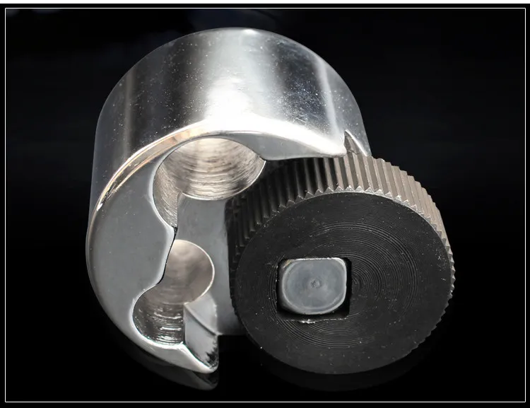 Dismantling of circular automotive repair disc root cylindrical pin with broken bolt screw extractor