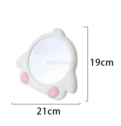 Cartoon Cute Chicken Desktop Makeup Mirror Desktop Wall Mountable Cute Dressing Mirror HD Portable Mirror