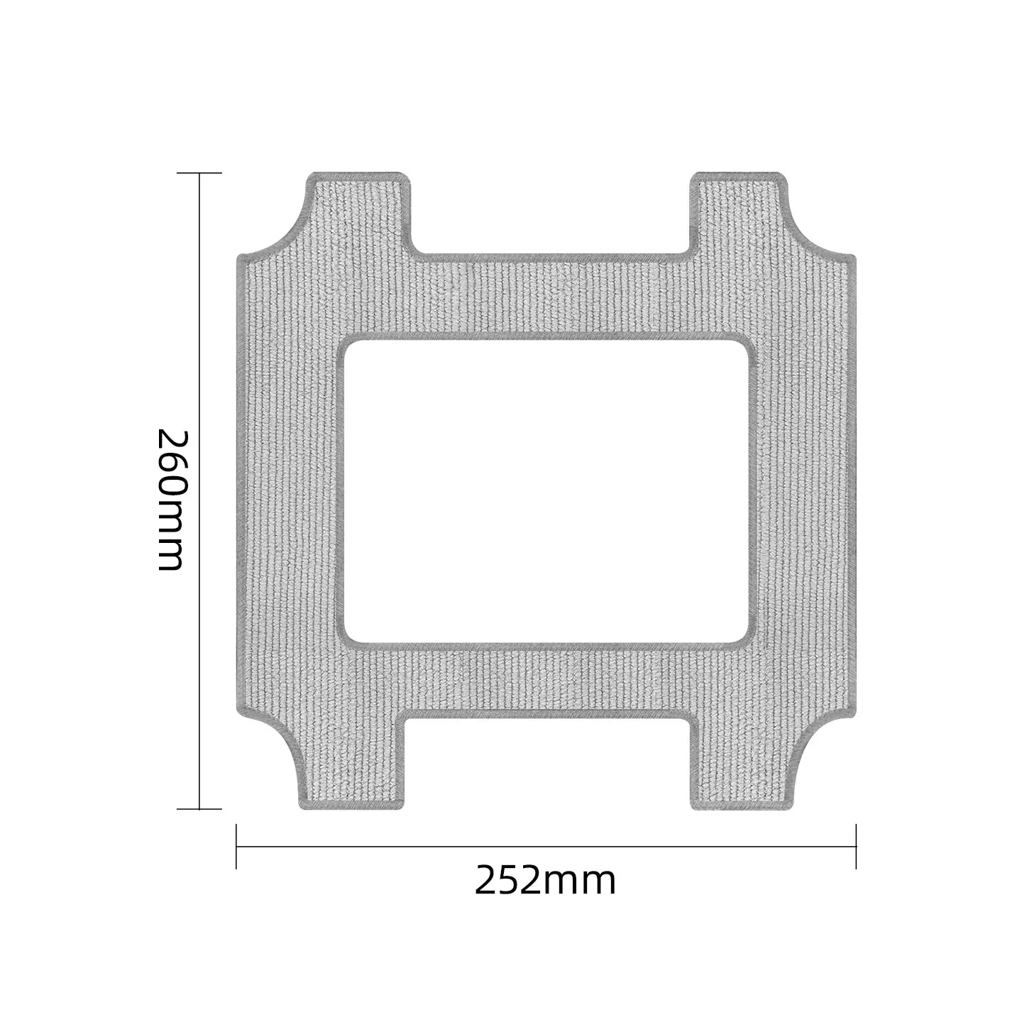 Mop Cloth For Ecovacs Winbot W2s Omni / W2S Cleaning Pads Washable Microfiber Window Cleaning Robot Cloths Accessories Wipe 2