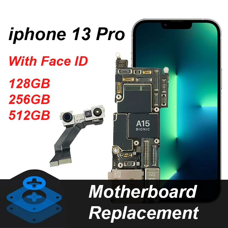 100% Original Motherboard For IPhone 13/Pro/Max/Mini Motherboard Mainboard With Face ID Logic Board  Board Full Working