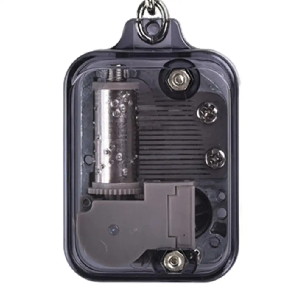 

Музыкальная шкатулка-брелок из акрила, прозрачная, детская игрушка, музыкальный инструмент, подарок для детей, друзей, сувенир, декоративный элемент