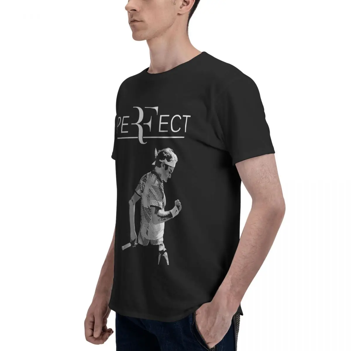 RF Roger Federer Perfect Fans T Shirt Short Sleeve Summer Mens Women T-Shirt Graphic Y2K Tops