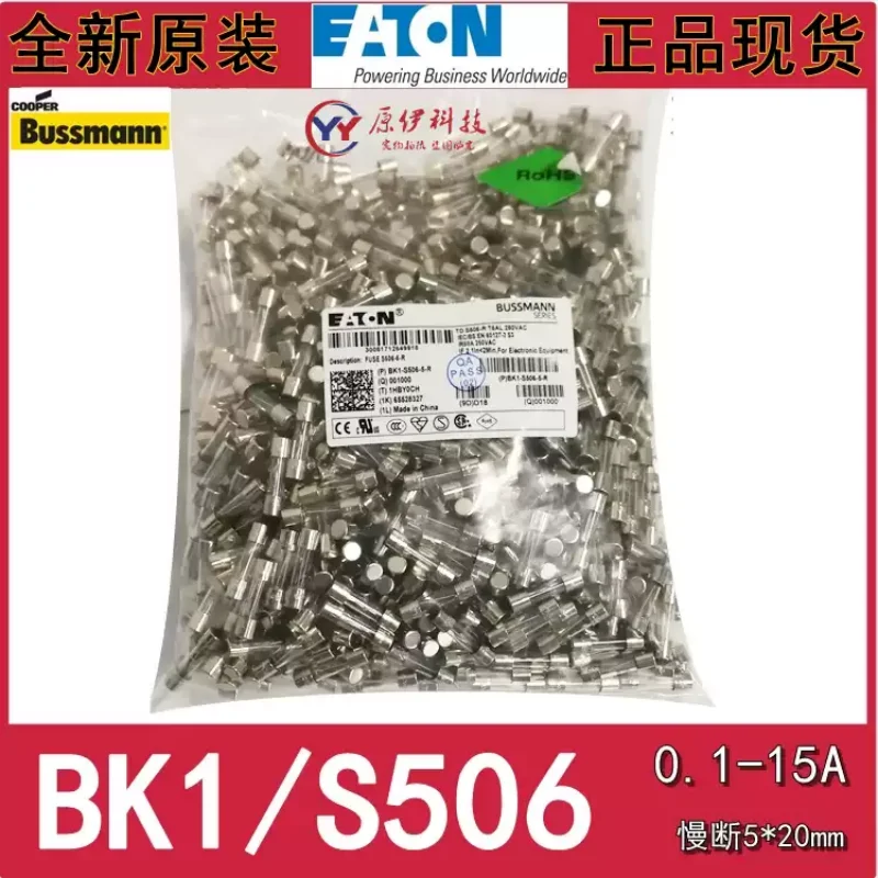 10-100-pecas-de-fusivel-bussmann-gdc-s506-500ma-1-2-315-4-5-63-8-10-15-r-250v