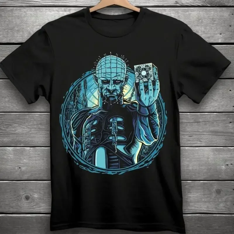 Pinhead Horror T Shirt Black Hellraiser
