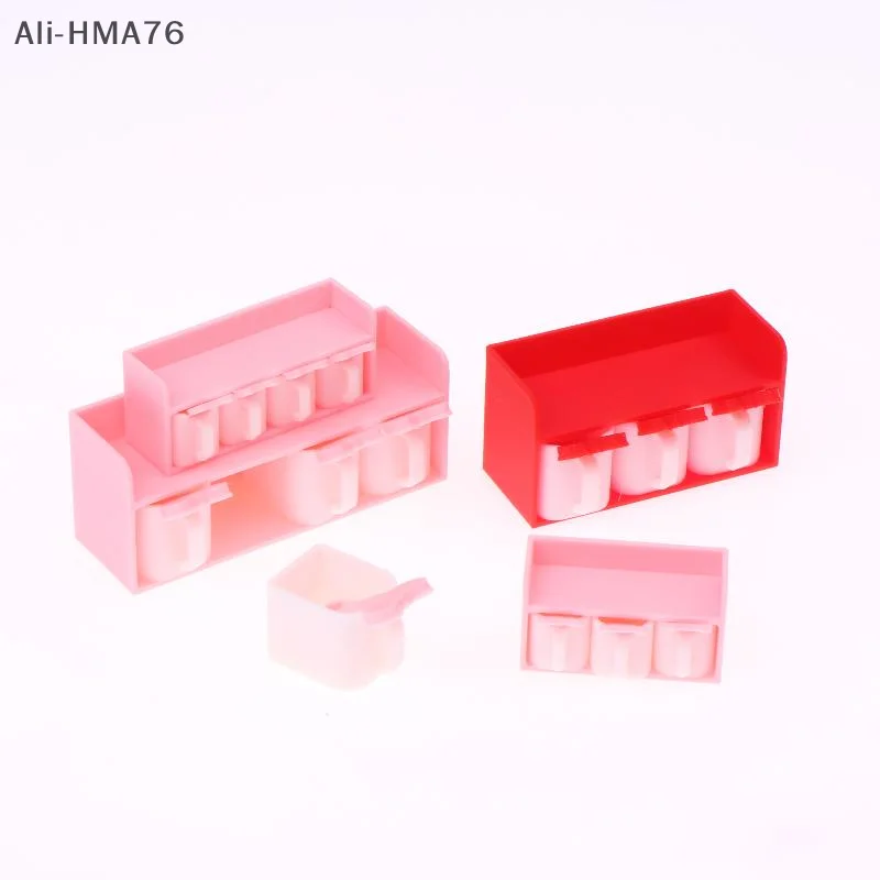 (YY)1 Set 2025 New 1/12 Dollhouse Miniature Accessories Kitchen Seasoning Jar Toy for Children Pretend Play Dollhouse Decoration