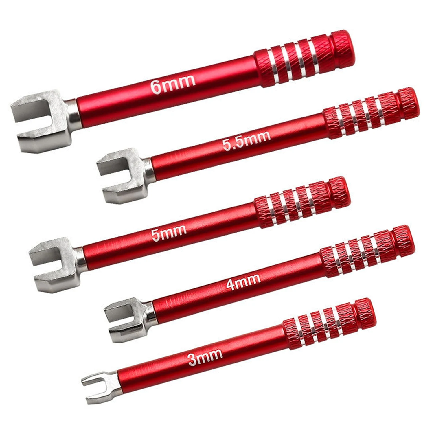 Juego de llaves modelo profesional RC 3/4/5/5,5/6MM, herramientas de ajuste medianas de acero al carbono para diversas instalación de modelos RC