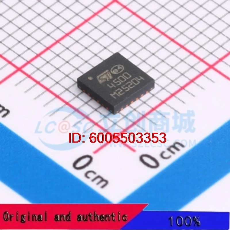 5 pcs STUSB4500LQTR QFN24  marking code 4500L    STUSB4500QTR    QFN24    marking code 4500   100% New&original In Stock