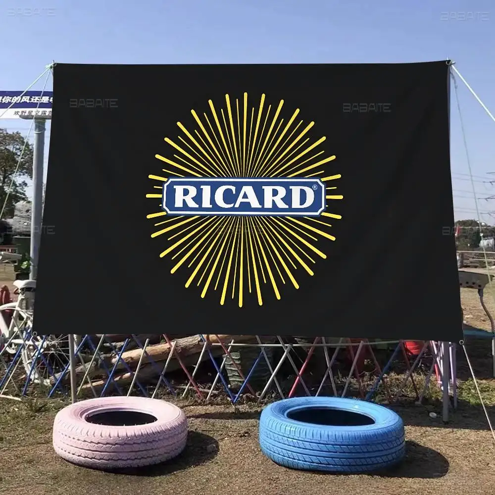R-RicardS LOGO Retro Flags Multiple Choice Living Studio Booth Interior Decoration Banner view 5