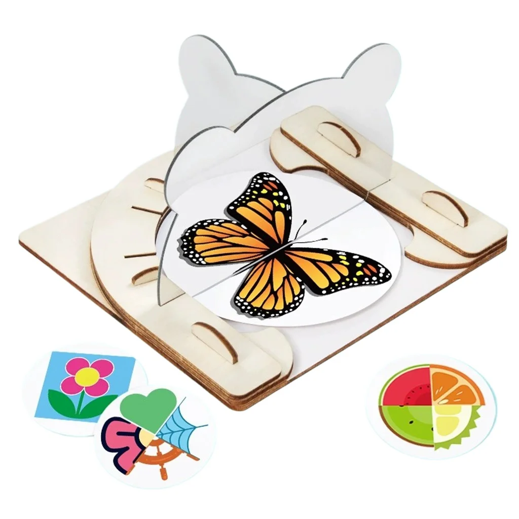 DIY Mirror Imaging Science Experiment Kit Kids Handmade Assembly Toy Light Reflection Optics Physics Principle STEM Education