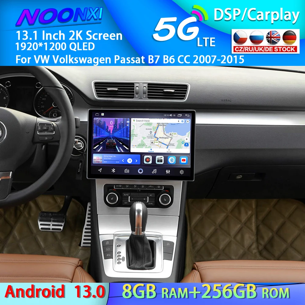 

Android 13 Car Radio For VW Volkswagen Passat B7 B6 CC 2007-2015 Multimedia Video Player Navi GPS Stereo 2K Screen Carplay Head