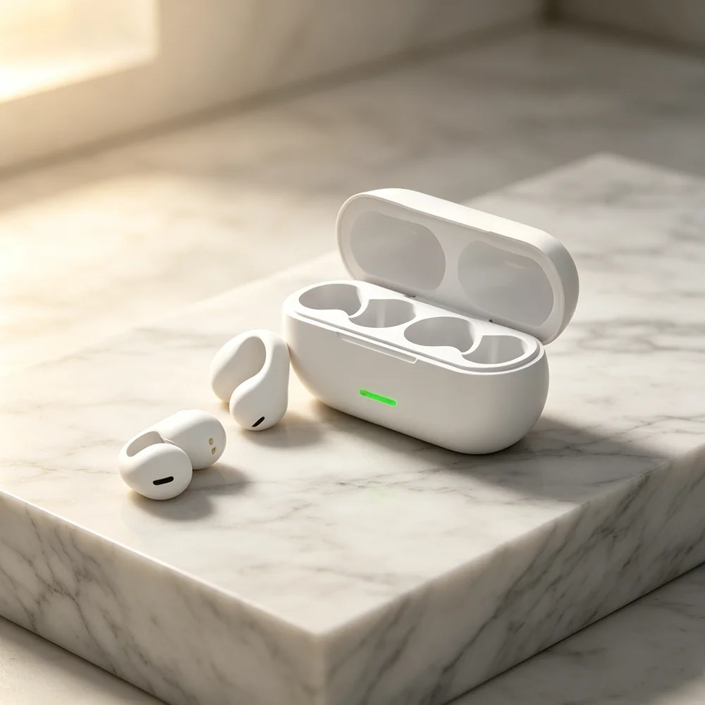 TWS Bluetooth headset 5.3 wireless bone conduction headset clip-on music sports game headset apply to smartphones