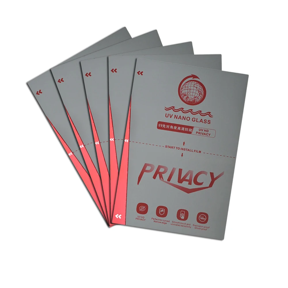 Vormir HD Privacy UV Nano Szkło Ochronne na Ekran do Maszyny Tnącej, Folia Hydrożelowa 9H do Zakrzywionych Ekranów, Folia Ochronna — zdjęcie produktu 2