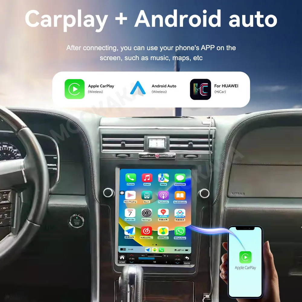 Car Accessories Radio For Lincoln Navigator 2014-2017 Android GPS Navigation Multimedia Stereo Receiver Head Unit Offline
