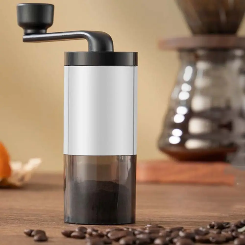 Manual Hand Crank Coffee Grinder Ceramic Grinding Core Plastic Coffee Bean Mill Adjustable Coffee Grinding Machine Kitchen