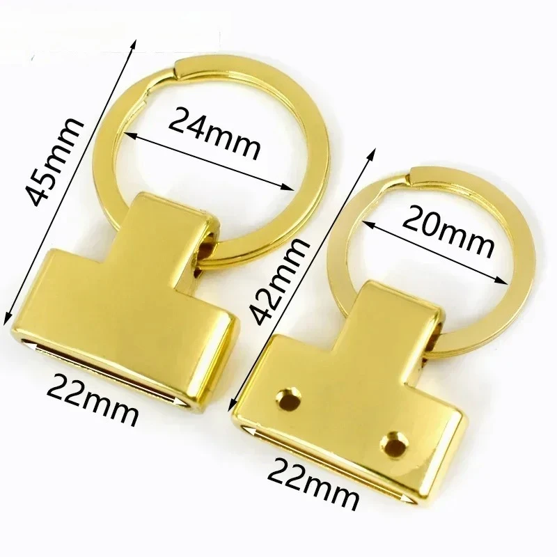 

2/5Pcs 20/25mm Metal Buckles Keychain Tassel Pendant Stopper Screw O Ring Bag Strap End Clip Clasp Connect Hook Accessories