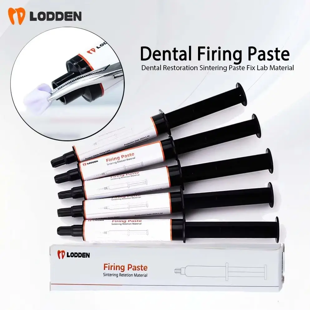 LODDEN Dental Sinter Auxiliary Paste 1/3/5 Pieces High Temp Resistant Material For Dental Veneer Crown Bridge Lab Consumables