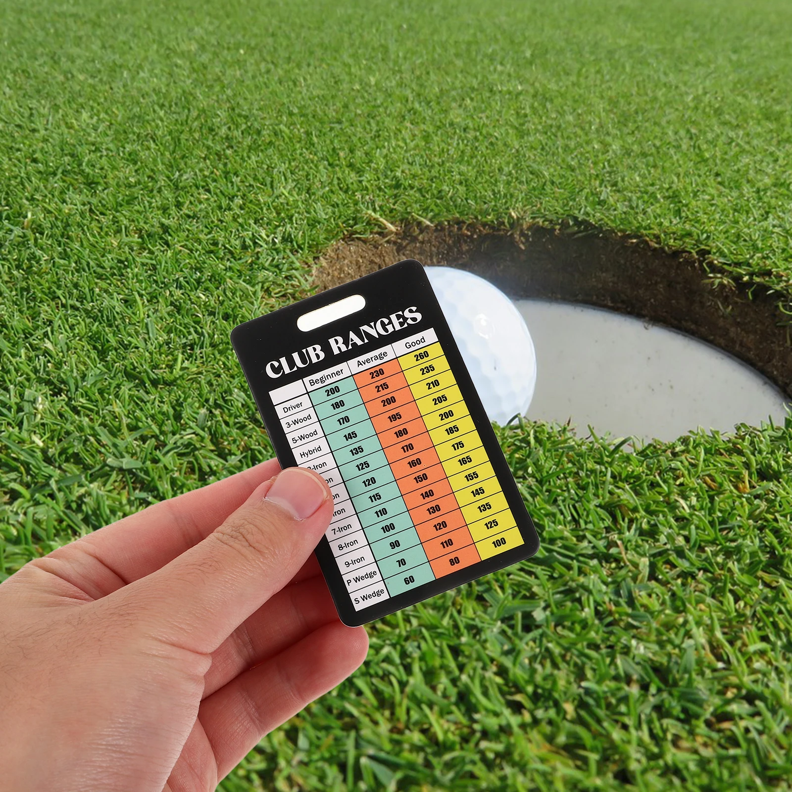 

10pcs Scorecards Reusable Accessories Large Font Durable Portable Golf Score Keeper Coated Paper Score Book Competition