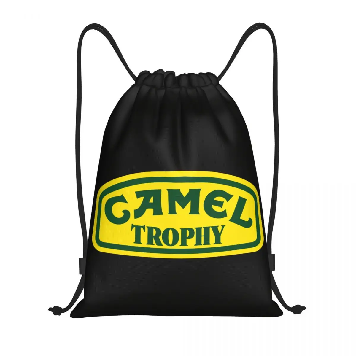 Custom Camel Trophy Logo Drawstring Backpack Bags Men Women Lightweight Gym Sports Sackpack Sacks for Training