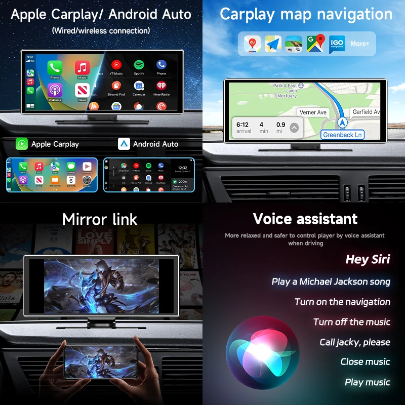 Carsanbo Layar Sentuh Mobil 11 - Car Multimedia Player Carplay Android Auto ulasan dan harga